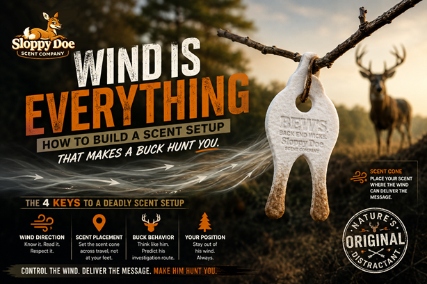 Wind Is Everything: How to Build a Deer Scent Setup That Makes a Buck Hunt You