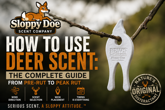 How to Use Deer Scent: Pre-Rut to Peak Rut Guide | Sloppy Doe